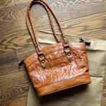 Patricia Nash  Zorita Leather Tooled Shoulder Bag‎ Western Boho A27 Photo 3