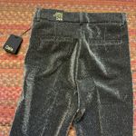 NWT DALIA BLACK SHIMMER STRETCH TROUSER PANTS Size 4 Photo 3