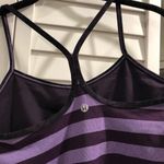 Lululemon Purple Striped Tank Top Photo 4