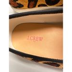 J.Crew  Women’s Leopard Print Calf Hair Slip On Casual Sneakers Shoes Size 6M Photo 3