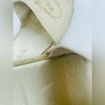 Prada Gold leather logo embroidered accent slide espadrille sandal EU 39 Photo 6