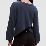 Lululemon  Reversible Crossover Sweater - Night Sea - W's Size M - LW3IU5S Photo 1