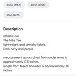 Nike  Shirt Womens Athletic Top T-shirt Small Tee Photo 12