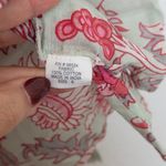 Jennifer Grace Womens Blouse Size S Pink Green Floral Boho Cottage Hippie Retro Pink Photo 5