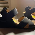Adrienne Vittadini Black Cork Wedges 3” Photo 3