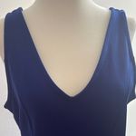 Iris Royal Blue V-Neck Mini Dress Photo 1