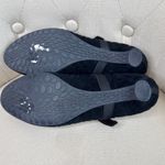 TSUBO Women's Juba Suede Leather Quilted Mary Jane Kitten Heels Size 8 Black‎ Black Photo 6