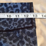 Zyia  Active Butt Scrunch 7/8 High Rise Leggings Blue Stone Leopard Women’s 6-8 Photo 5