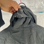 Lucky Brand  Missy Black‎ Windbreaker Jacket Drawcord Waist Packable Hood Size M Photo 13