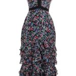 Saloni Jewel Rosette Lana Dress Size 4 Photo 4