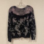 Rails  Marlo Sweatshirt Womens Small Black Rainbow Tie Dye Zipper Cuff Pullover Photo 5