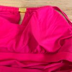 Aqua Green  Women's Plus Size Pink Keyhole Tankini Top - Size 1X - NWT Photo 5