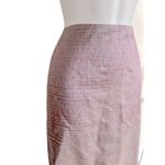 Dana Buchman  Lilac Textured Silk-Blend Pencil Skirt, Size 6 Photo 1