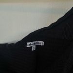 Reformation  | 100% Linen One-Shoulder Ribbed Holly Top in Black Photo 5