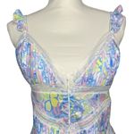 For Love & Lemons NWT Midsummer Floral Slip Mini Dress Size Medium Photo 5