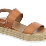 X-Appeal NEW WOMENS AMELIA WEDGE SANDAL BROWN SIZE 7.5 M Photo 2