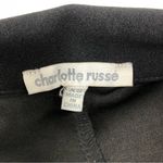 Charlotte Russe  bodycon mini dress black military suit gold tone button xs Photo 5