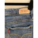 Levi's  518 Jeans Women's 3 Blue Low-Rise Superlow Bootcut 29" Inseam Distressed Photo 6