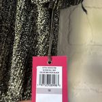 Vince Camuto Black and gold dress v neck sleigh all day 1x NEW party time Photo 5