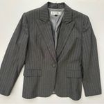 Tahari  Gray Pinstripe Blazer Size 10 Women Photo 12