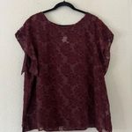 14th & Union  Floral Short Sleeve Blouse NEW Plus Size 2X Photo 2