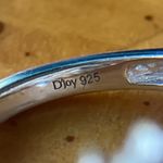 Natural Tanzanite Sterling Silver Ring Size 6 Photo 5