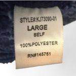 Reversible Quilted/Faux Sherpa Vest Blue Size L Photo 14