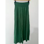 Vince Camuto Women's Green Smocked Waist Wide Leg Palazzo Pants Size S Photo 3