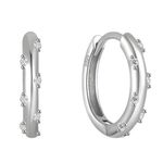 Boutique Sterling Silver .925 Hoop Earrings Photo 1