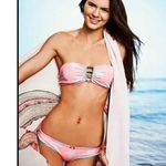 Agua Bendita Bikini Bandeau Star Print Orange Size M Photo 0