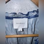 Sundays  Blue‎ Tie Dye Ruffle Sleeveless Mini Dress Medium Photo 2