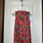 LuLaRoe  Multicolor Floral Print Knit Sleeveless Open Vest Kimono Duster XS Photo 5