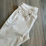 Banana Republic white zipper ankle skinny jeans size 26 Photo 4