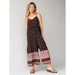 Natural Life  Bohemian Jamie V-Neck Ruffle Wide Leg Jumpsuit Mocha Tulip Medium Photo 10