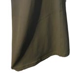 Olive Green Full Body Tank Jumpsuit With Wide Legs & Ruched Backside Size Medium Photo 3