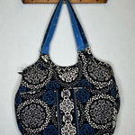 Vera Bradley  | Blue and‎ Black Shoulder Bag with Intricate Patterns Photo 0