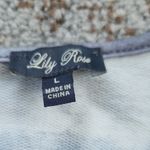 Lila Rose Lily Rose Tie Dye Long Sleeve Romper Gray Large Photo 1