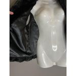 Valerie Stevens Vest Womens Small Medium Black Faux Fur Zip Lined Sleeveless Photo 5