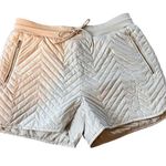 Athleta Apres Ski Short White Drawstring Waist 467120 Size 10 Photo 0