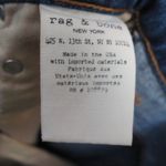 Rag and Bone Shredded Denim Jean Skirt Photo 9