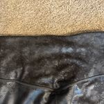 Athleta  Black and Silver Shimmer Activewear Leggings Style: Elation Misty Lace Tight    Photo 3