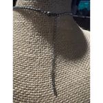 Vintage Gunmetal Clear Rhinestone Necklace Choker Collar Dainty Minimalist 14" Photo 3