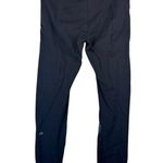 Lululemon Black Running Leggings Zip Pocket Mesh Panel Athletic Pants Size 4 25" Photo 1