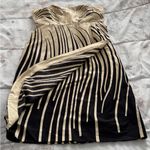 Moulinette Soeurs NWOT Anthropologie Strapless Black and Cream Dress, size 6 Photo 6