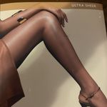 Hanes Pantyhose Absolutely Ultra Sheer in Barely Black size E style 707 Photo 0