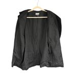 Donna Karan T1 90s‎ VTG DKNY Silk Blazer Career Jacket Business Casual Black Size 14 Photo 6