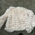 Xhilaration Fuzzy Cream Oversized Cardigan  Photo 3