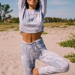 Beyond Yoga printed Lounge around joggers in cocoa brown tie dye XS extra small Photo 1