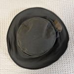 Barbour Waxed Cotton Hat Small Green Waterproof Country Classic Fleece Lined Photo 3