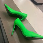 Cape Robbin Stilettos Elegant Green Stiletto Heels 10 M Like NEW Photo 7